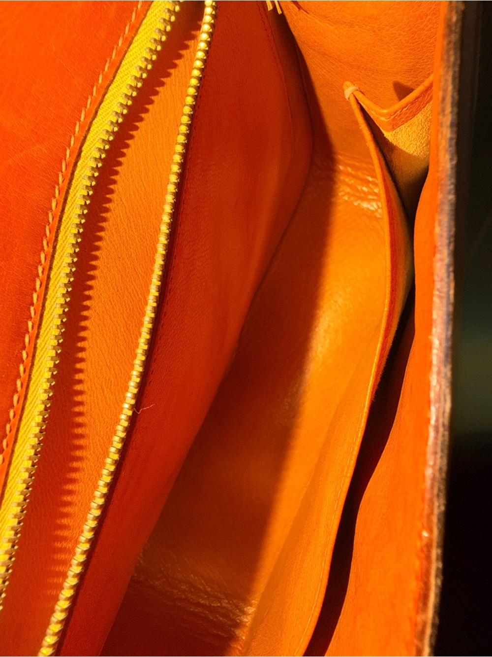 Hermes Beige Canvas and Tan Leather Shoulder Bag - Picture 6 of 6